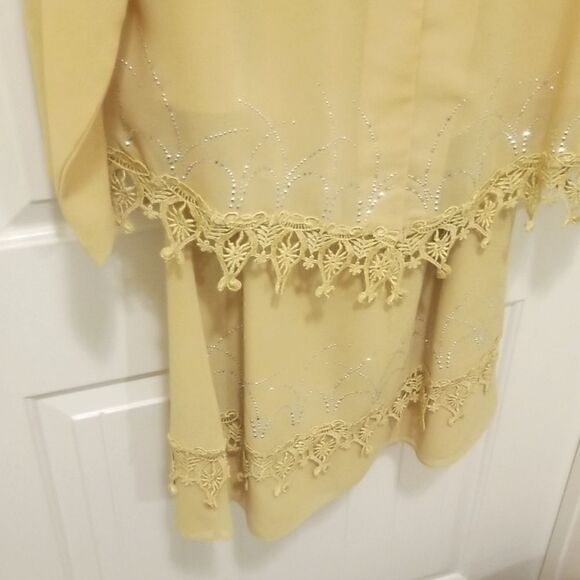 3 Piece Midi Skirt/Dress set Women's sz Large - Picture 4 of 7